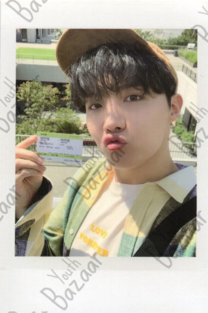 J Hope Seasons Greetings 2021 Polaroid
