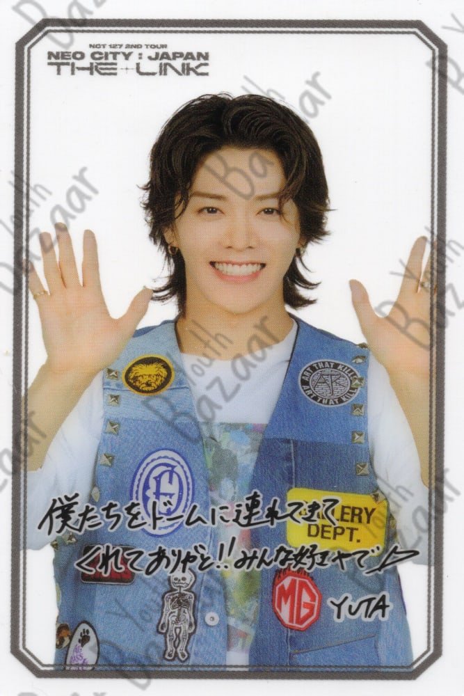 Yuta - NCT 127 2nd Tour Neo City Japan the Link Random Clear Photo Card