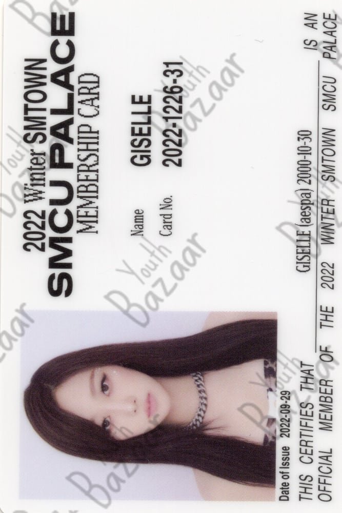 Giselle - 2022 Winter Smtown Smcu Palace (membership Card Ver.)