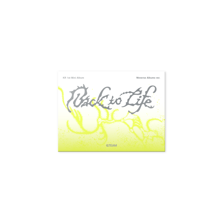 KR 1st Mini Album Caja 'Back to Life' Photocard (Álbumes de Weverse ver.)