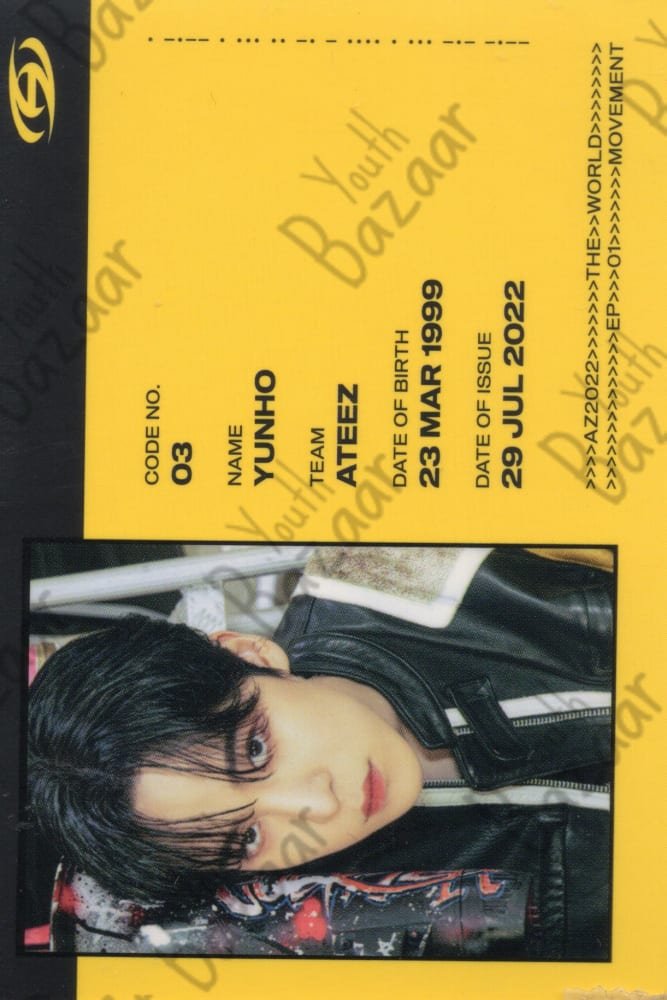 Yunho - The World Ep.1 Movement Diary Ver 3